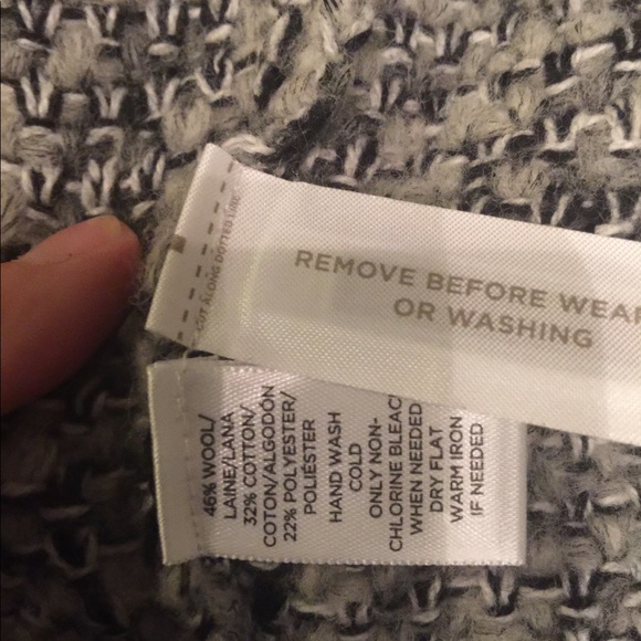 LOFT Small wool blend zippered cardigan w/ pockets - Picture 7 of 9